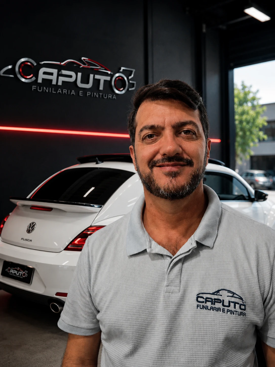 Darcio de Souza Caputo na Caputo Funilaria e Pintura